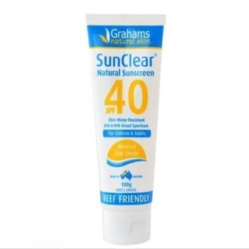 Grahams Natural Sunscreen eczema Australia 40+